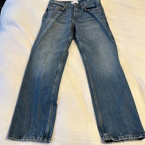 Zara straight leg, high waisted jeans. Size 8